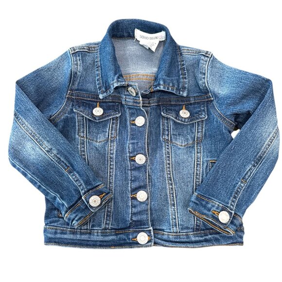 Toddler Girl Soho Blue Denim Jacket, size 3T - Picture 1 of 10
